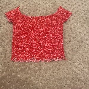garage smocked top